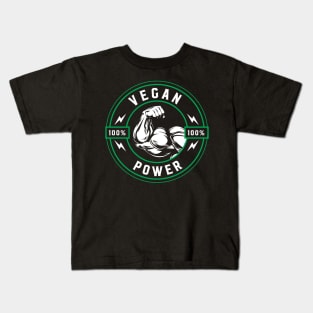 vegan power Kids T-Shirt